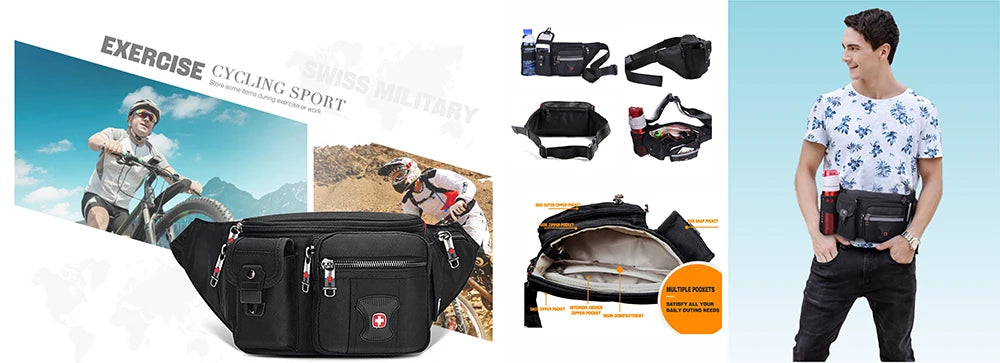 SWISS Men Chest Bags