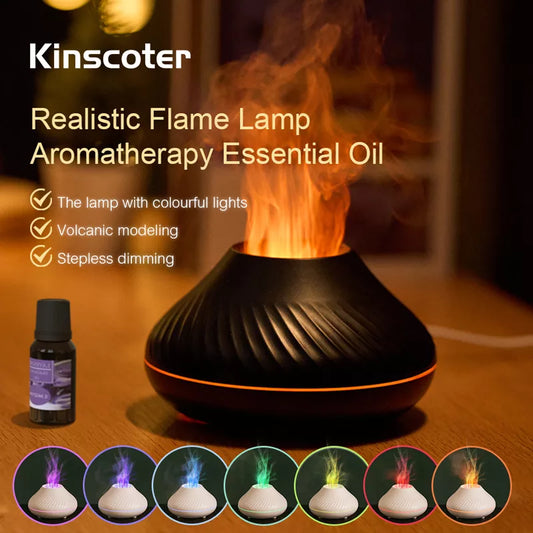 KINSCOTER Volcanic Aroma Diffuser Essential Oil Lamp
