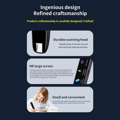 Offline Translation Pen With 123 Languages