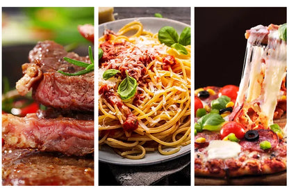 30pcs Black Dinnerware Set