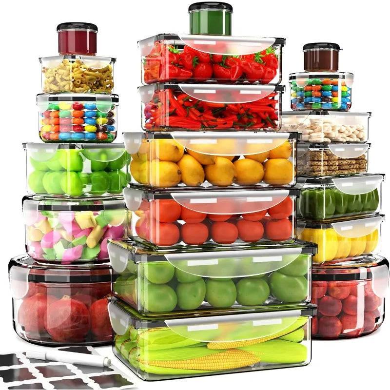 70 Pack Large Food Storage Containers with Lids
