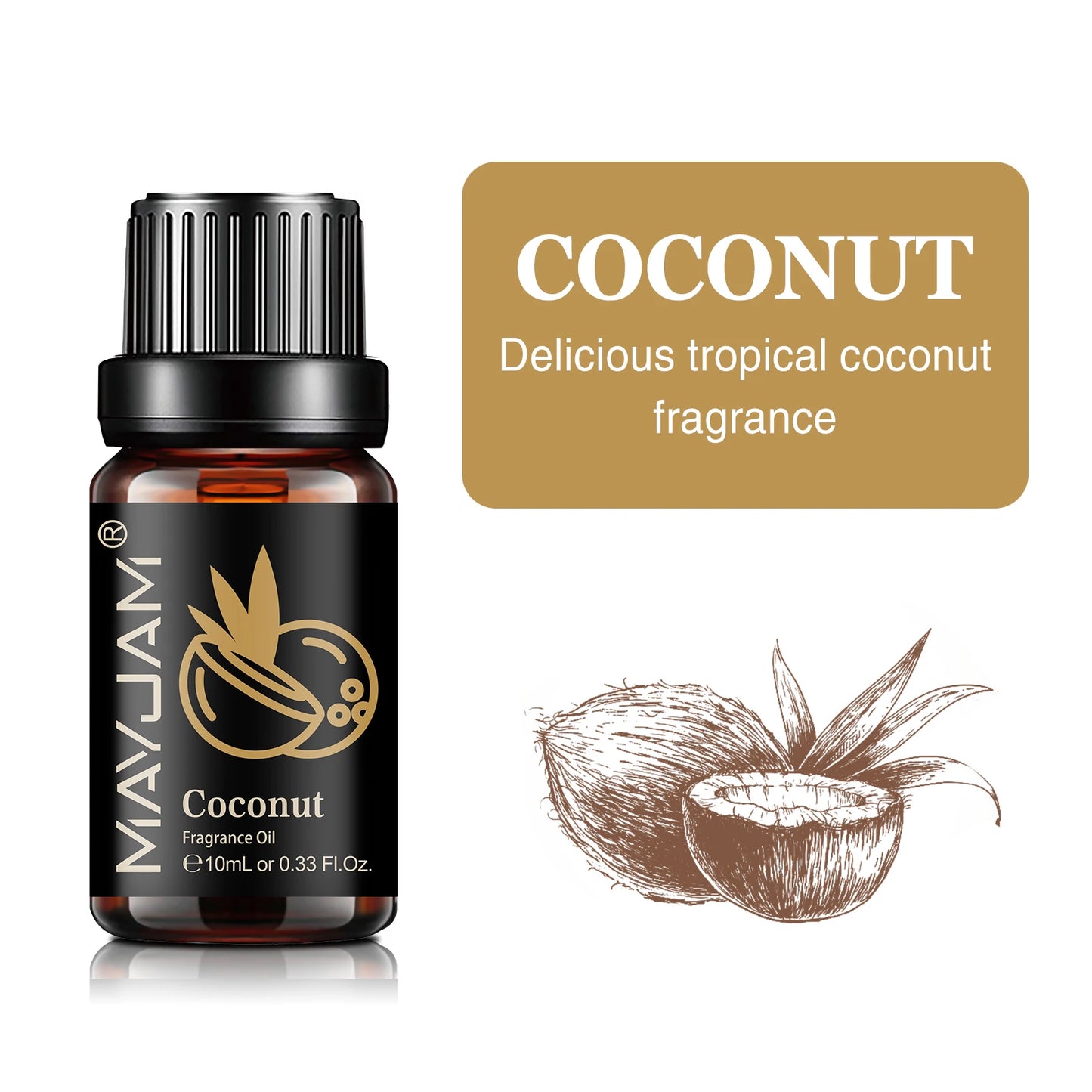 MAYJAM Coconut Oil For Skin Care Relieve Stress