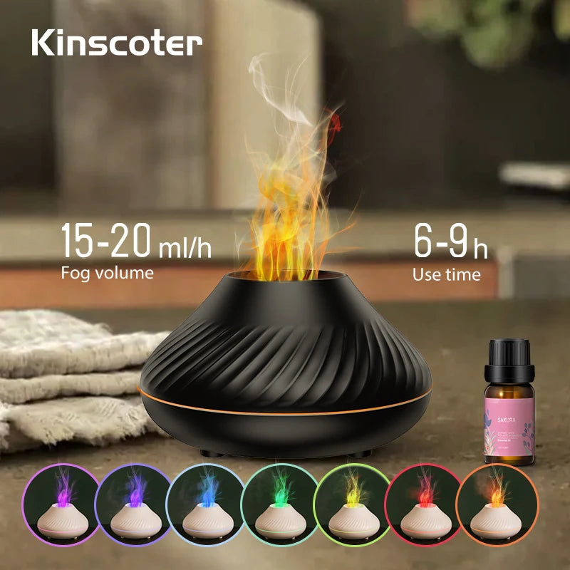 KINSCOTER Volcanic Aroma Diffuser Essential Oil Lamp