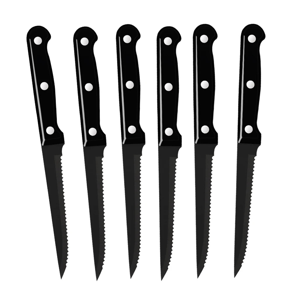 30pcs Black Dinnerware Set