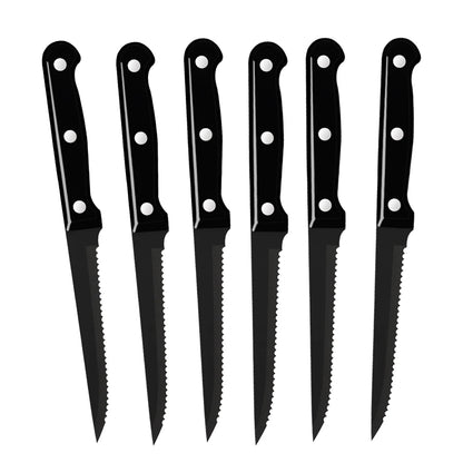 30pcs Black Dinnerware Set