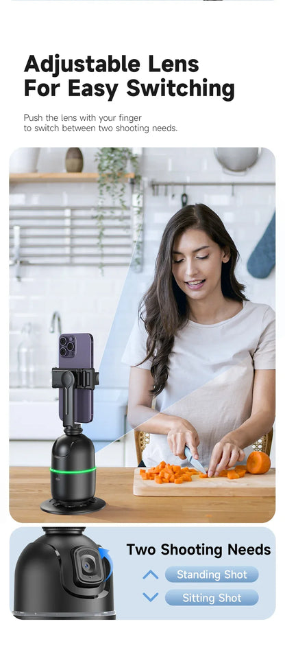 Automatic Facial Tracking with 360 ° Rotation