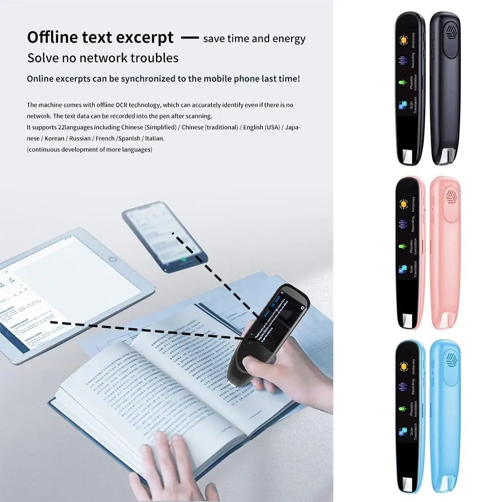 Offline Translation Pen With 123 Languages