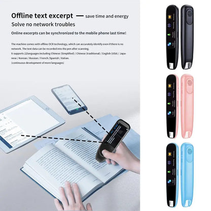 Offline Translation Pen With 123 Languages