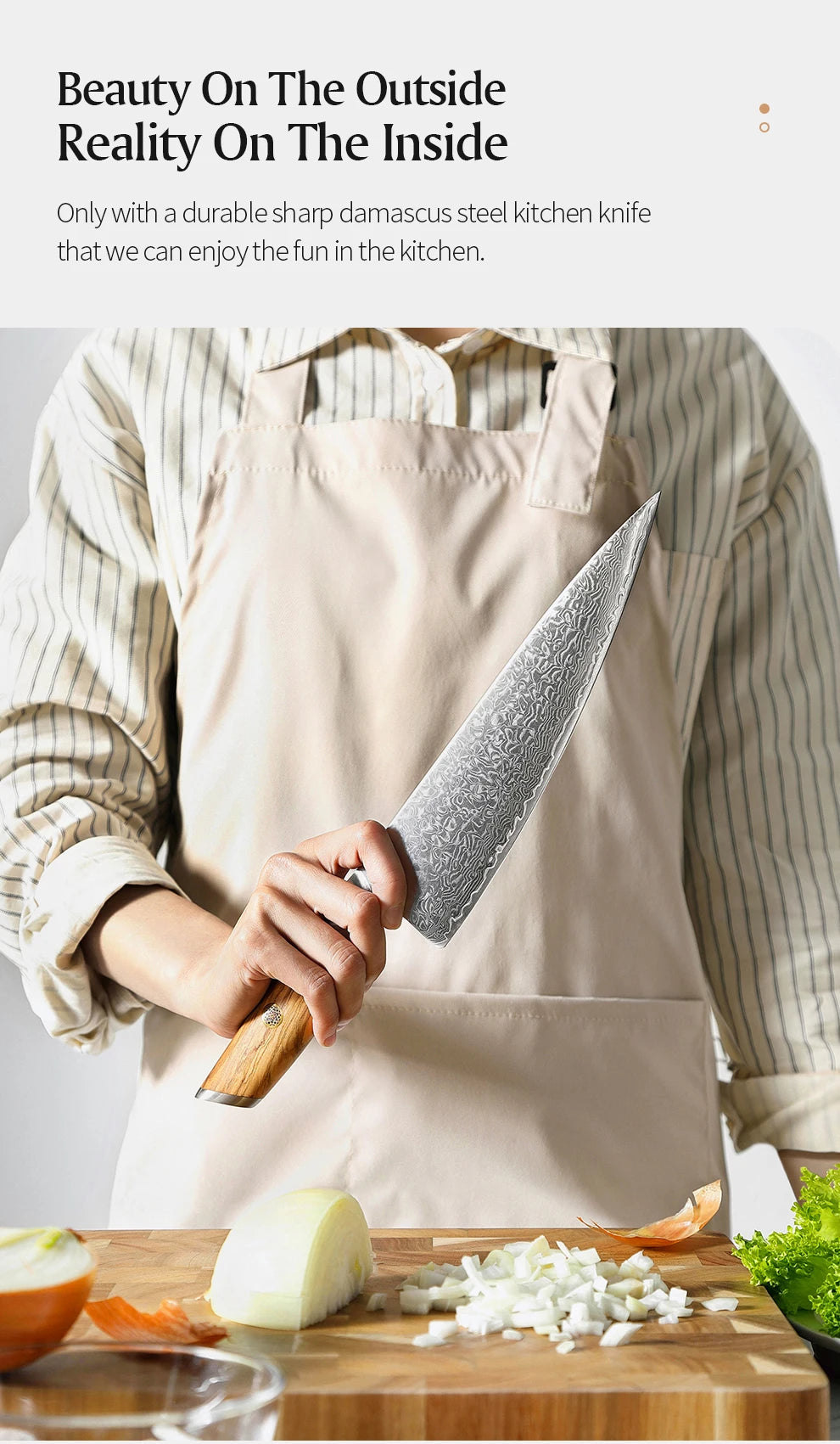 Kitchen Knife Set 73 Layers Custom Damascus