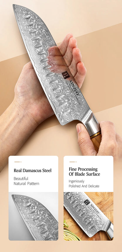 Kitchen Knife Set 73 Layers Custom Damascus