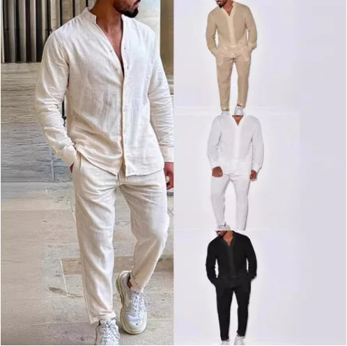 Men's new casual suit long-sleeve