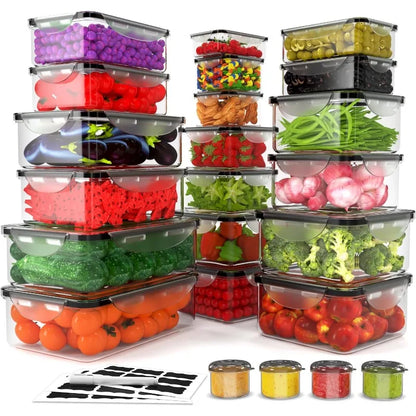 70 Pack Large Food Storage Containers with Lids