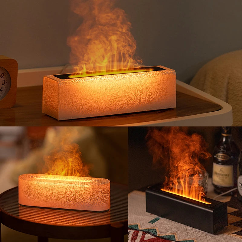 Essential Oil Aroma Diffuser Flame Flame Humidifier