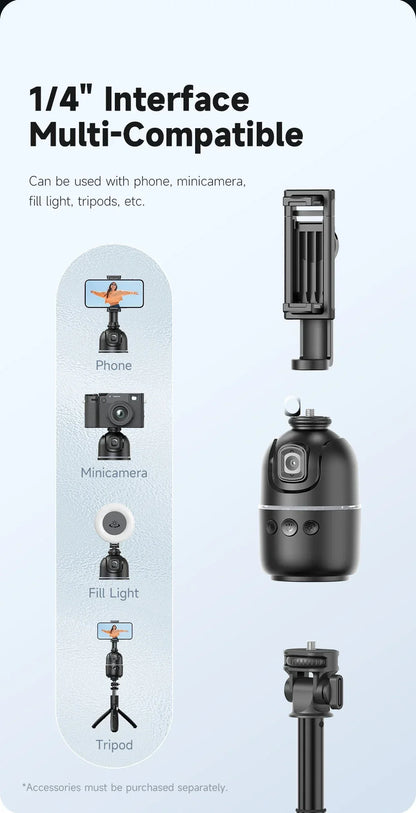 Automatic Facial Tracking with 360 ° Rotation