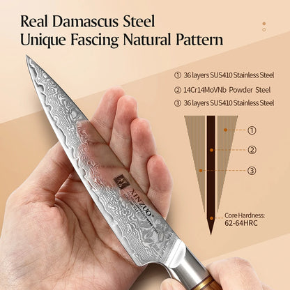 Kitchen Knife Set 73 Layers Custom Damascus