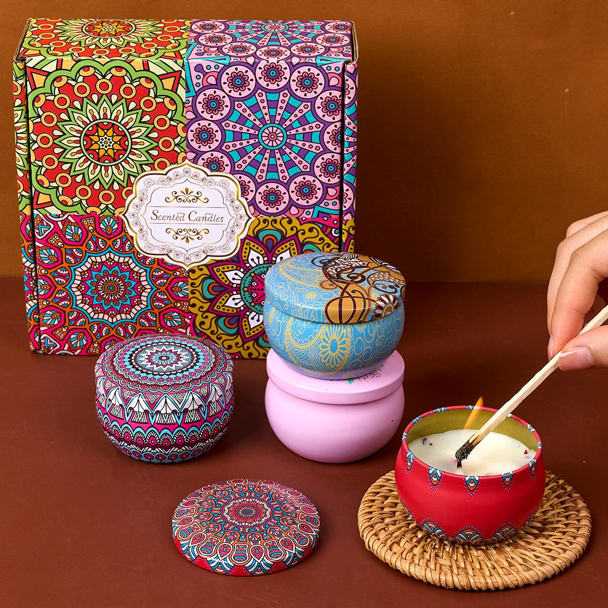 4pcs Scented Candle Set