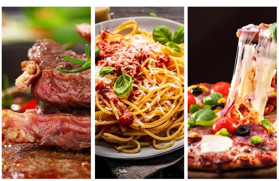 24Pcs Stainless Steel Dinnerware Set Black Gold