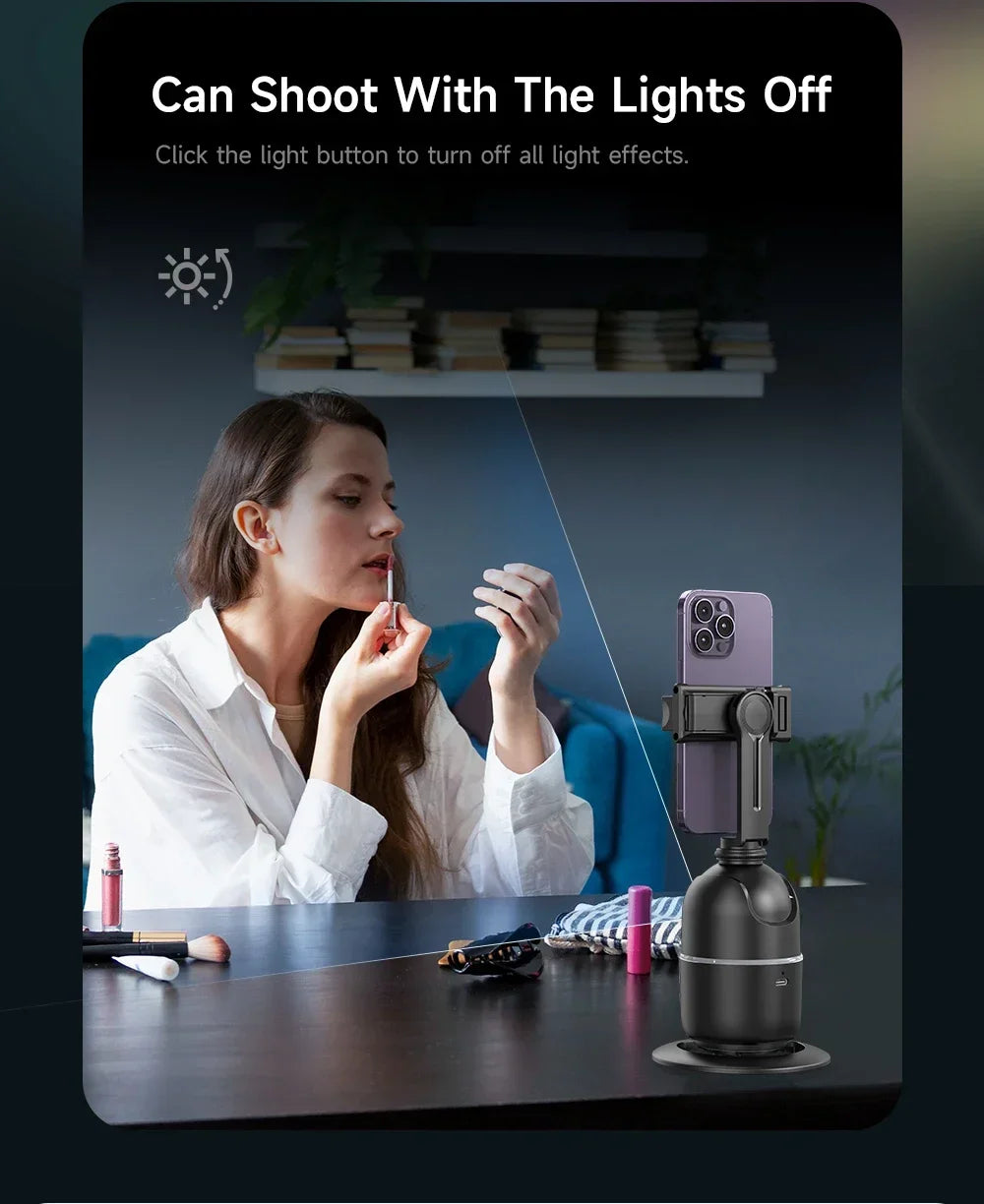 Automatic Facial Tracking with 360 ° Rotation