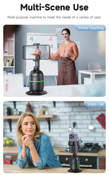 Automatic Facial Tracking with 360 ° Rotation